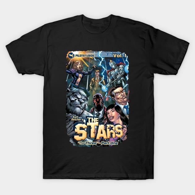 Stars by Pilot Studios T-Shirt by PilotStudios